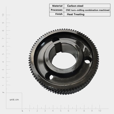 Custom Steel Gear Pinion Transmission Spur Helical Gear voor verwerkingsmachines CNC freesmachine