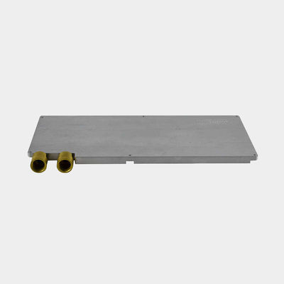 Aluminium koudplaatverwarming met hoge doorstroming en schroefmontage methode
