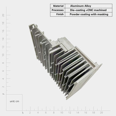 Gegooid OEM Aluminium en Zink Spare Parts High Precision Productieproces