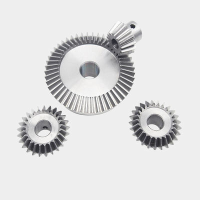 Kleine modulaire spiraalvormige tandwielen op maat voor precisie metalen machtsmetallurgische tandwielen