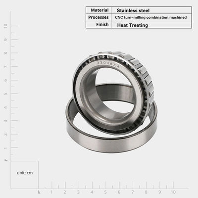 Preciesbewerkte onderdelen met conic rollagers voor CNC-boormachines