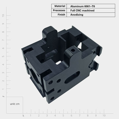 Precision Aluminium Custom CNC Machining Parts met een tolerantie van +/- 0,001 mm