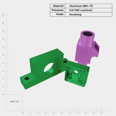 Precision CNC Engineering Machine Parts met een tolerantie van 0,001 mm