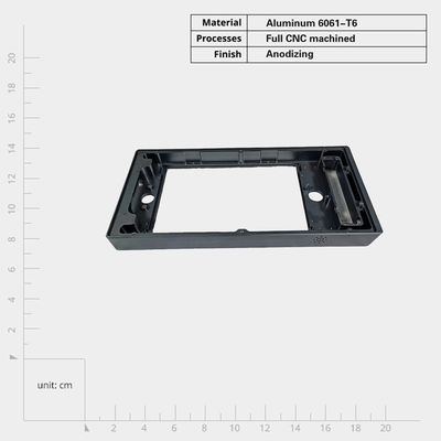 Lichte aluminium CNC-bewerkingsservice voor mechanische onderdelen met een hoge duurzaamheid