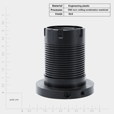 High Quality Custom Aluminium Cnc draaien en frezen Ronde draaibank Component