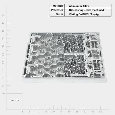 Duurzaamheid Aluminium die casting Led Housing / Aluminium legering gieten met Ra 1.6 oppervlakte afwerking