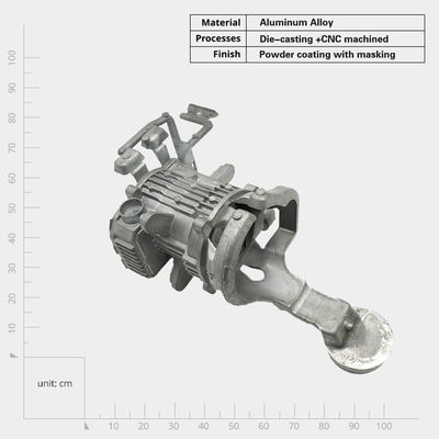 Hoogwaardige aluminium legering gietstukken autoonderdelen Nieuw auto stuurwerk gietstukken plaat metalen onderdelen