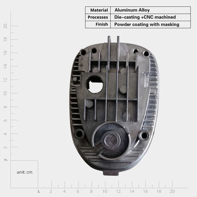Op maat gemaakte aluminium autoonderdelen met hoge precisie, onder druk gieten, LED-warmteafzuiger, autoonderdeel