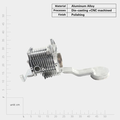 Hoogwaardige aluminium legering gietstukken autoonderdelen Nieuw auto stuurwerk gietstukken plaat metalen onderdelen